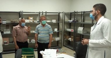 رئيس مدينة نخل بوسط سيناء يتفقد المستشفى المركزى للتأكد من تطبيق الإجراءات الاحترازية