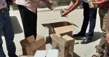 مراقبة الأغذية بشمال سيناء تحرر 9 محاضر وتعدم 800 علبة زبادى لانتهاء الصلاحية 
