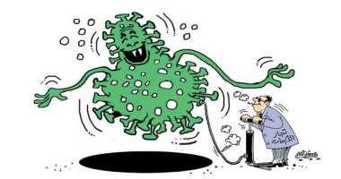كاريكاتير صحيفة عمانية.. تجار الأزمات وفيروس كورونا 