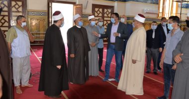 محافظ الدقهلية يتفقد مسجد النصر بالمنصورة: هنيئا للجميع العودة لبيوت الله