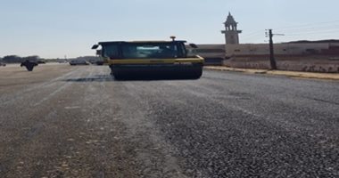 61 % نسبة تنفيذ إزدواج طريق " الحسينية - فاقوس " بتكلفة 147 مليون 
