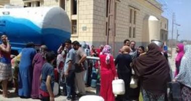 قطع المياه اليوم بشارع مسجد التقوى بشبين الكوم فى المنوفية