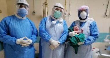 إجراء عملية ولادة ثانية لسيدة مصابة بكورونا فى "عزل جامعة المنصورة" 