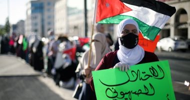 مظاهرات فى عمان ضد خطة الضم الإسرائيلية لغور الأردن