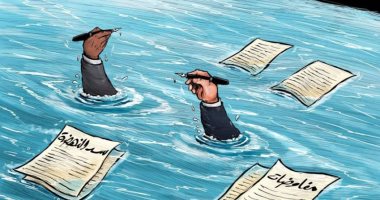 كاريكاتير صحيفة إمارتية يتناول تطورات التفاوض بشأن سد النهضة 