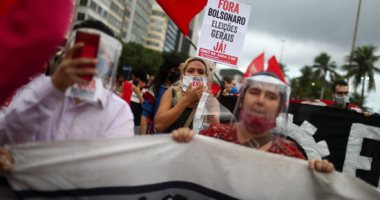 مظاهرات ضد الرئيس البرازيلى بسبب سوء إدارته لأزمة كورونا وعنصريته ضد السود