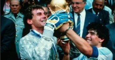 مارادونا للاعبي فريق الأرجنتين فى ذكرى الفوز بكأس العالم 1986: فخور بكم