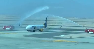 لماذا استقبل مطار الغردقة الدولى أول رحلة طيران خارجية بمدافع المياه