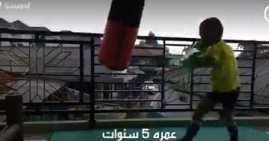 فيديو.. مهارات طفل فى الملاكمة تبهر رواد السوشيال ميديا.. عمره 5 سنوات