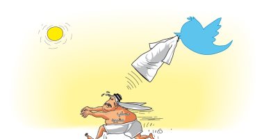 كاريكاتير صحيفة سعودية.. احذر من الحسابات المشبوهة على موقع التواصل تويتر