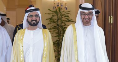حاكم دبي يمدح محمد بن زايد: مـا يهابْ ولـوُ نزَفْ دَمٍّ وريدِهْ