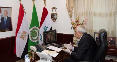 سفير العراق يبحث مع وزيرة التعاون الدولى الإستعدادات لعقد اللجنة العليا المشتركة