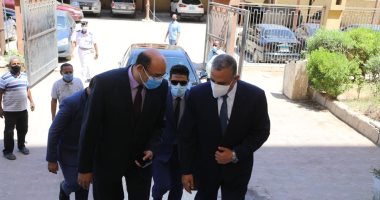 صور ..اللواء طارق الفقى يزور محكمة سوهاج الإبتدائية 