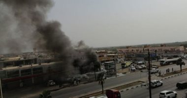 السعودية: "مدنى جازان" يخمد حريقا ضخما اندلع فى محال ومركبات.. صور