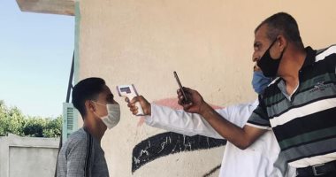 إجراءات صحية مشددة على أبواب لجان امتحانات الثانوية العامة بشمال سيناء.. فيديو