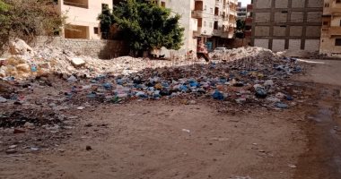 سيبها علينا.. قارئة تشكو من انتشار أكوام القمامة فى شارع شاطئ السلام بالعجمى