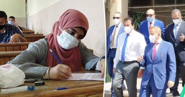 توافد طلاب الفرق النهائية على جامعة عين شمس لأداء الامتحان وسط إجراءات وقائية