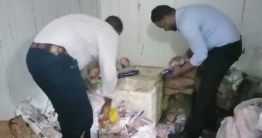 غلق 12 منشأة وإعدام طن ونصف أغذية فاسدة فى حملة صحية بأسوان.. صور