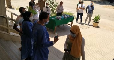 صور.. كواشف حرارية وكبائن تعقيم شرط دخول لجان امتحانات آثار القاهرة