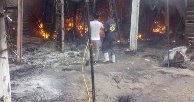 كيف تأثر الباعة من حريق سوق توشكى؟