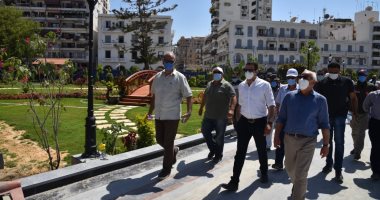 محافظ بورسعيد: 3 منصات للاحتفالات بافتتاح حديقة فريال التاريخية.. صور
