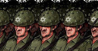 كاريكاتير صحيفة إماراتية.. فيروس كورونا يجتاح الجيش الإسرائيلي