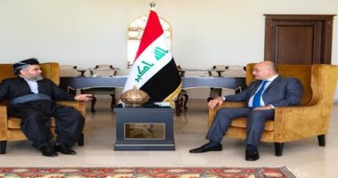 رئيس العراق يجتمع بأمير الجماعة الاسلامية الكردستانية لبحث العلاقات مع بغداد