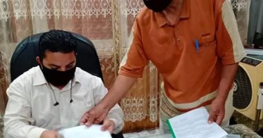 توقيع عقود 203 لتقنين أوضاع المعتدين على أملاك الدولة بالمطرية دقهلية