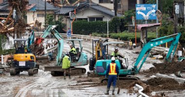اليابان: تضرر 50 موقعا تراثيا وثقافيا بسبب الفيضانات والانهيارات الطينية