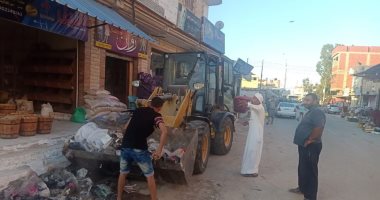 تنفيذ حملة نظافة لشوارع مدينة بئر العبد بشمال سيناء