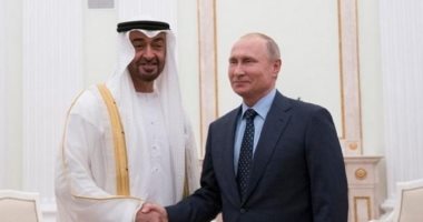 الرئيس الروسى يهنئ الشيخ محمد بن زايد لانتخابه رئيسا لدولة الإمارات