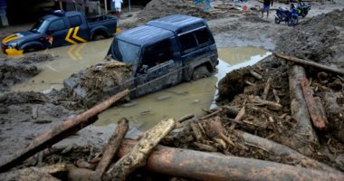 ارتفاع عدد ضحايا الفيضانات فى إندونيسيا إلى 21 شخصا 
