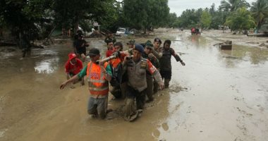 ارتفاع عدد ضحايا الفيضانات الناجمة عن الأمطار فى إندونيسيا إلى 44 شخصا