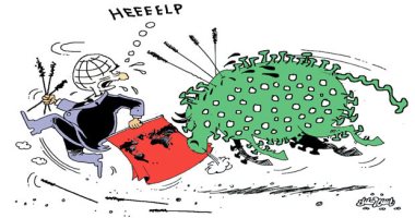 كاريكاتير صحيفة عمانية ..عدم الوعى يستفز فيروس كورونا ليعاود انتشاره من جديد