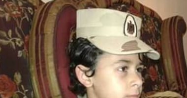 قارئ يشارك بصورة ابنه "ممدوح" 11 عاما من محافظة القليوبية بالزى العسكرى