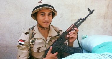 كلنا جيش مصر.. "عبد الرحمن" من الغربية يشارك صورته خلال تأدية الخدمة العسكرية