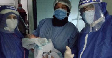نجاح ولادة قيصرية لسيدة مصابة بكورونا فى مستشفى عزل قنا