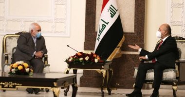 الرئيس العراقى لظريف: المنطقة بحاجة لبناء علاقات متوازنة ورؤية واضحة