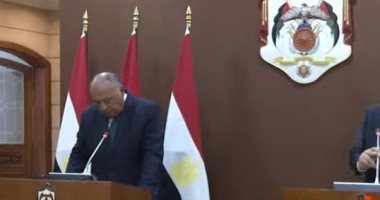 وزير الخارجية: نسعى لتكثيف المشاورات والعلاقات المصرية الأردنية العراقية