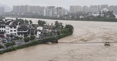 تضرر أكثر من 500 قطعة أثرية ثابتة جراء الفيضانات فى الصين