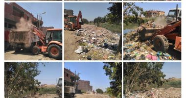 رفع 250 طن مخلفات من قرى منشأة القناطر وإزالة شوادر أضاحى بالدقى