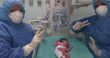 صور.. مستشفى الأقصر العام للعزل يجرى ولادة قيصرية لمصابة بفيروس كورونا