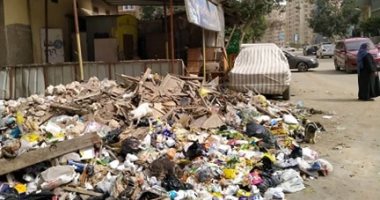 شكوى من انتشار القمامة في منطقة عمارات الشرطة بجسر السويس بالقاهرة
