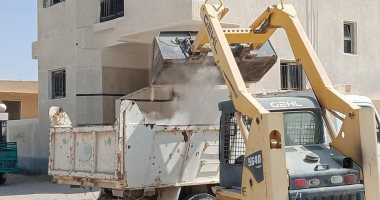 مجلس مدينة الحسنة بوسط سيناء يواصل حملات التخلص من المخلفات