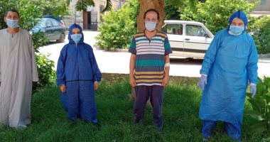 تعافى 4 حالات جديدة من فيروس كورونا بمستشفى حميات بنى سويف