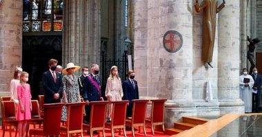 ظهور ساحر للعائلة المالكة البلجيكية خلال الاحتفال باليوم الوطنى للبلاد