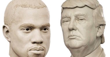 متحف مدام توسو يطلق تمثالين لترامب وكانى ويست بعد ترشحهما للرئاسة الأمريكية
