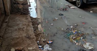 شكوى من غرق شارع أحمد حسين بشبرا الخيمة القليوبية بالصرف الصحى