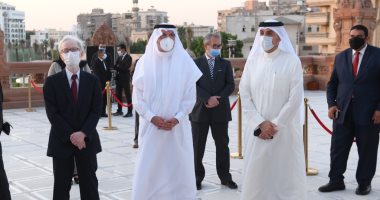 سفير البحرين بمصر يزور قصر البارون تلبية لدعوة وزير السياحة والآثار
