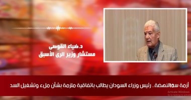 خبير مياه لتليفزيون اليوم السابع: ملىء سد النهضة يؤثر على حصة مصر ويجب التوصل لاتفاق ملزم